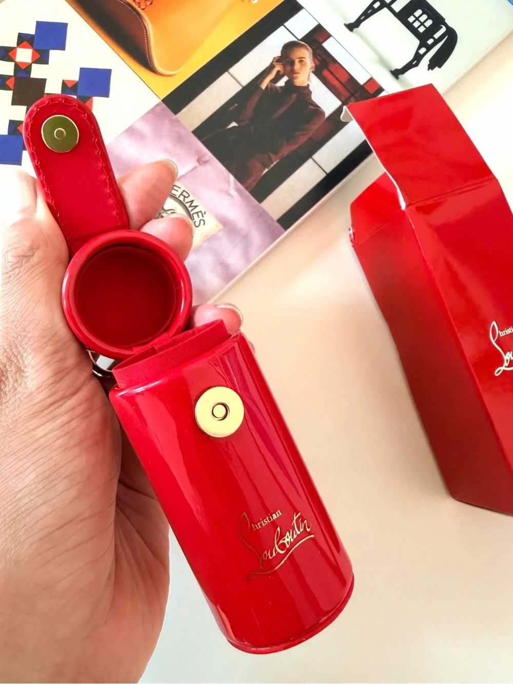Christian Louboutin Lipstick Holder/Key Charm
